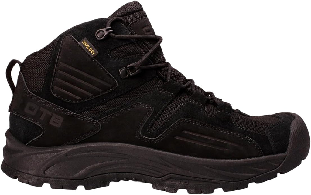 OTB Incline Mid Tactical Boots – Waterproof 6” Lightweight Work Boots with GRIP-STIK Rubber Outsole with Fast Rope Guard