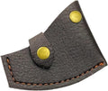 PU Leather Axes Sheath Waist Mount Axes Head Cover with Button Clip Hatchets Sleeve for Outdoor Camping Blade Protection