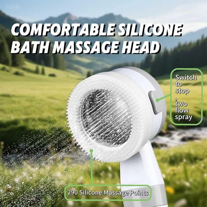 Portable Camping Shower Pump Kit USB Rechargeable 2 Modes Multifunctional Bracket Storage Bag for House Hiking Beach Outdoor