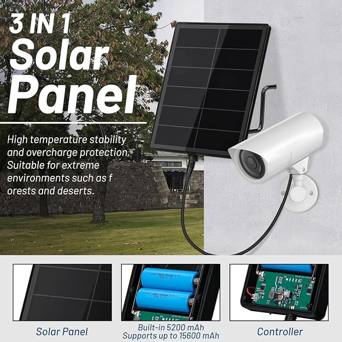 D5 3 in 1 Mini Solar Panel 5W Ups Power Kit Built in Controller 5200Mah Battery with DC5521 Output 3.7V for IoT Device LoRa Node