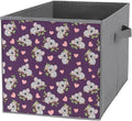 Sturdy Collapsible Cloth Storage Bins Koala Compact Foldable Cubes for Closet Bedroom Space-Saving Organizer