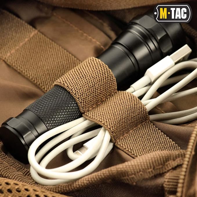 EDC Essentials Bundle: Small Companion Waist Pack USA Flag Patch Glow-in-the-Dark Cat Eyes