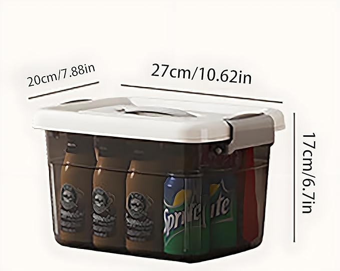 27 Quart Clear Latching Storage Box Large Plastic Lidded Storage Bin with Secure Handles Stackable Organizer Container for Home &amp Office White