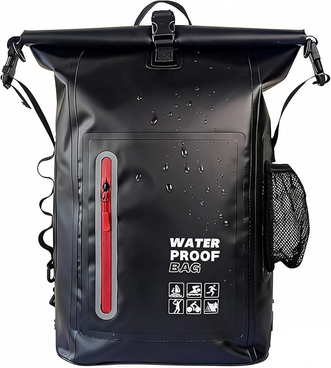 Dry Bag Waterproof 25L-Floating&ampLightweight Bags for Women Waterproof Backpack for Kayaking Boating FishingPaddle boarding Camping HikingRoll-Top Seal&ampAdjustable Shoulder Straps