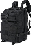 Tactical Backpack for Men 40L Military Molle Backpack Large 3 Day Assault Pack Rucking Backpack for for Hiking Camping Travel Fishing Outdoors (Black)