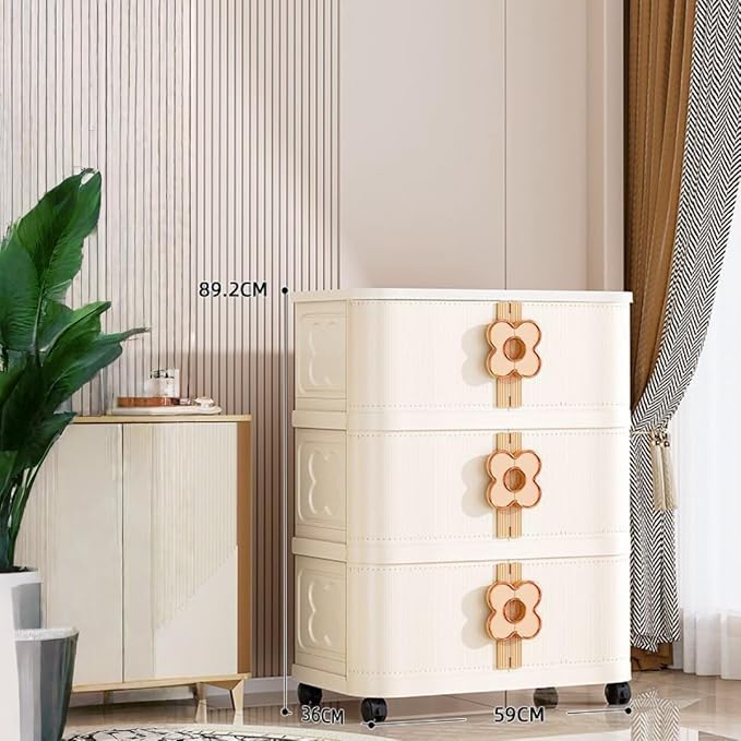 Storage Bins with Lids Stackable Folding Plastic Storage Containers for Home Closet Office Kids Room Clear Doors Magnetic Closure Collapsible Organizer