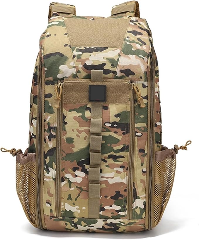 Compatible For Tactical Outdoor Medical Backpack Large Capacity Camping Mountaineering Emergency Bag(CP)