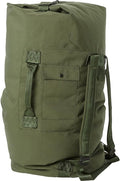 M MCGUIRE GEAR Tactical Military Style Duffle Bag Cordura Nylon 2 Carrying Straps Backpack Sea Bag Bug Out Bag MIL-SPEC Made in USA (OD)