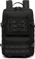 50l Tactical Backpack for Men's Camouflage Camping Mountaineering Travel Sports Large Capacity Multi-function Backpack (Black)