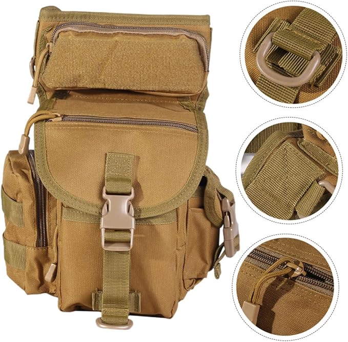 Totority Leg Bag Oxford Thigh Pack for Outdoor Activities Practical Storage Pouch for Camping and Hiking and Stylish Design