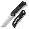BTFLY G10 Handle Tactical Folding Knife D2 Steel Tanto Blade 3.7in EDC Pocket Knife with Liner Lock &amp Stainless Steel Clip Lightweight Bushcraft Camping Survival Knife for Men Adult
