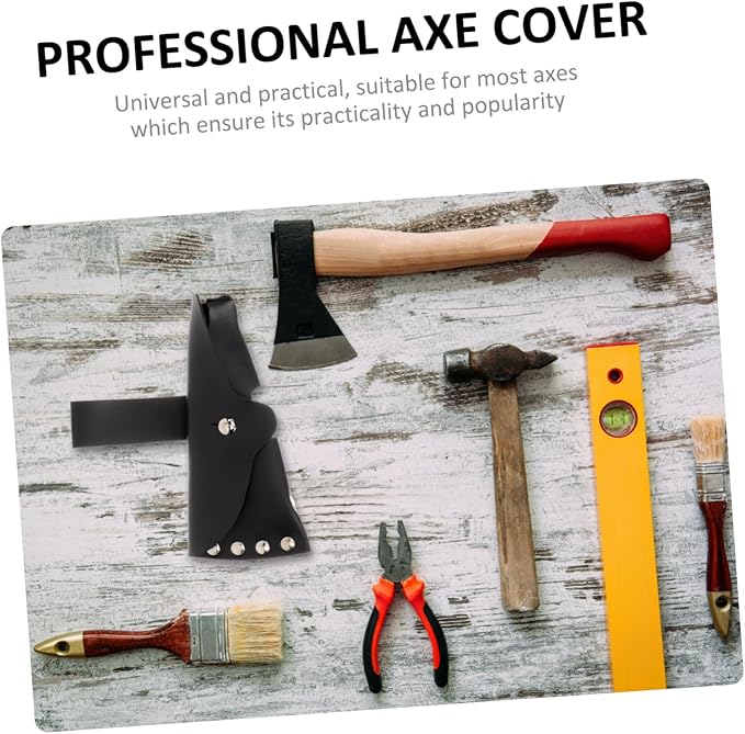 Toddmomy 2pcs Protective Axe Cover Sleeve for Outdoor Camping Enclosure Fit Design Safeguards from Damage