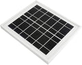 waveshare Solar Panel (6V 5W) with High Performance156 Monocrystalline Cell Toughened Glass Anodic Oxidation Aluminum Alloy for Use with Solar Power Manager