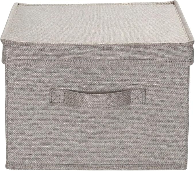 Household Essentials Large Fabric Storage Bins 2 Pack Gray