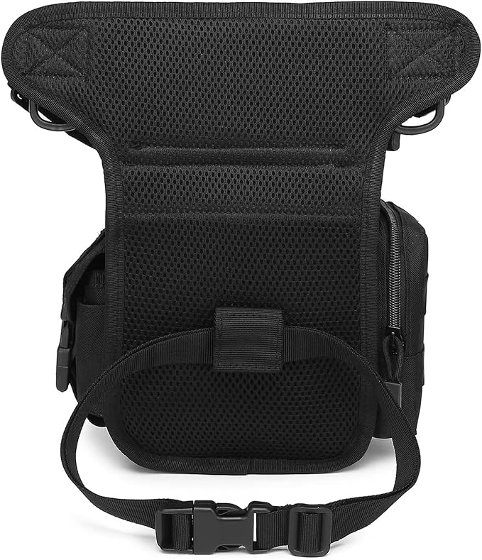 Nylon Drop Leg Bag Hiking Waist Pack for Men &amp Women Motorcycle Bike Cycling Riding Travel Outdoor Sports Fanny Pouch
