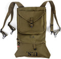 ANQIAO WW2 US M1928 Haversack Olive Green (m1928 haversack with tail pack)