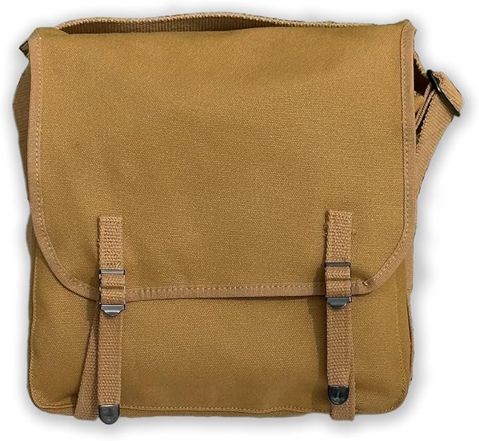 WW2 US M1941 Knapsack Vintage Canvas Khaki Field Bag Handbag WWII M-1941 Cargo Pack