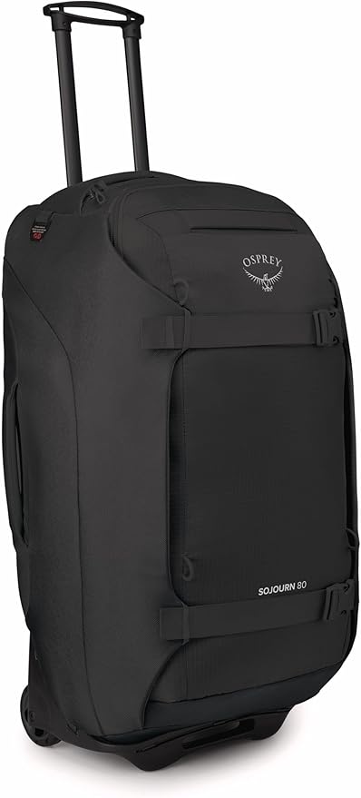 Osprey Sojourn 28/80L Wheeled Travel Backpack with Harness Black
