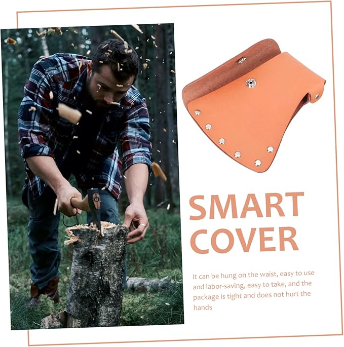 2pcs Waist Ax Set Protection Leather Cut Down