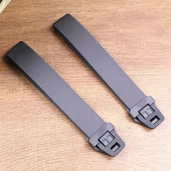 4PCS Nylon Pocket Clips with Molle Connection Fit for Kydex Sheath and Knife Case Back Clip Replacements with Screws