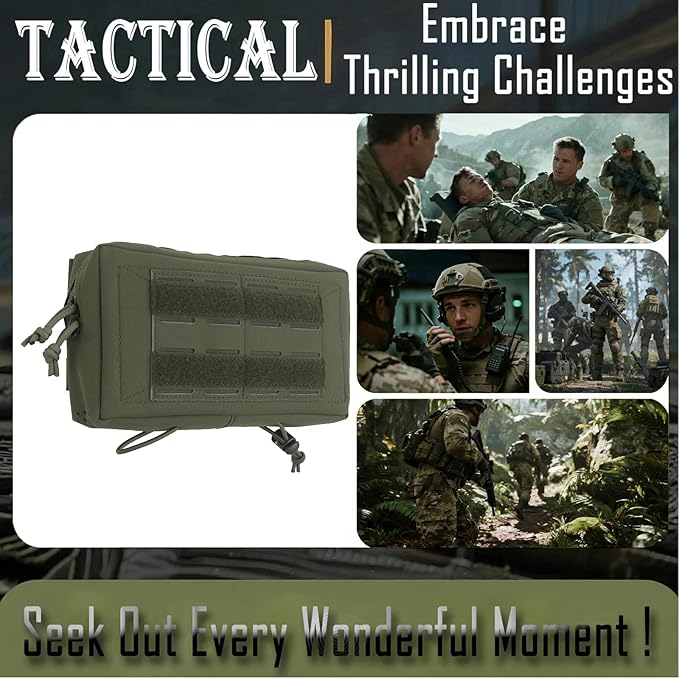 Tactical Molle Admin Pouch for Vest Chest Waist Pack Utility Tool Pouch Tactical EDC Bag