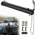 18L/20L/30L Portable Pressurized Water Tank High Pressure Road Shower Tank Roof Mounted Camping Truck Shower with Shower Head for SUV RV Off-Road Vehicle(20L/5.28Gal)