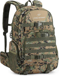 Maelstrom Hunting Backpack for Men Women Waterproof Hunting Pack with Rain Cover Long-Lasting 35L Camo Tactical Day Pack for Rifle Bow Gun