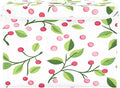 Berry Branches Fabric Storage Bins with Lids and HandleFoldable Storage Bins with LidsCloset Organizers for Clothes Storage Room Organization Office Storage Chest Organizer
