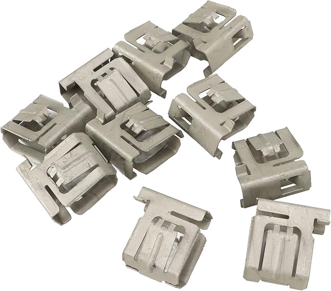 10 Pcs Solar Rail Mounting Bracket Wear Spring Steel Quick Assembly Solar Panel Installation BuckleSolar Panel Mounting Bracket Solar Wind Power Parts