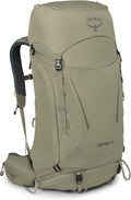 Osprey Kestrel 48L Men's Backpacking Backpack - Hiking &amp Camping Bag with Waterproof Raincover Olive Tan Large/X-Large