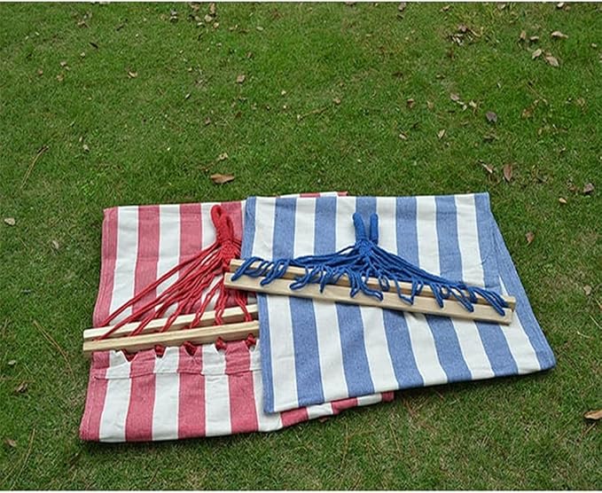 Portable Hammock Portable Outdoor Camping Hammock Fabric Bed for Outdoor Patio Porch and Yard Hammocks for Backpacking Beach