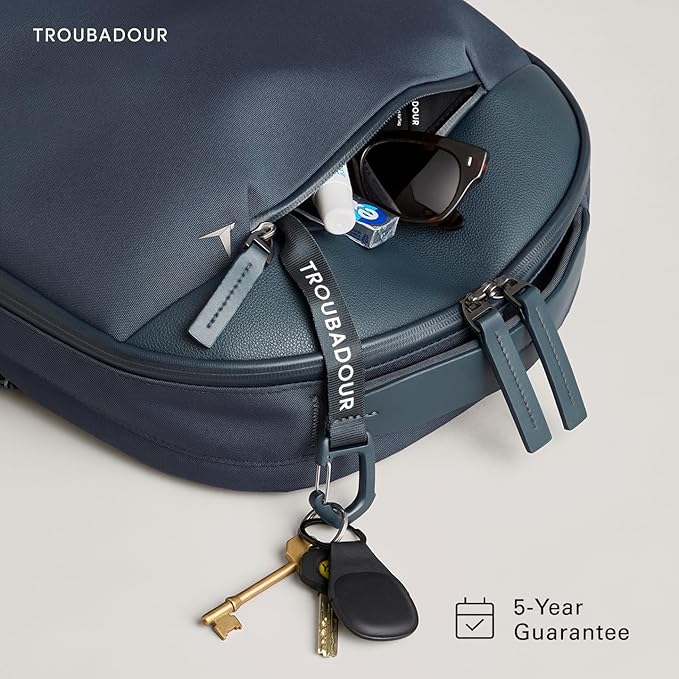 Troubadour Apex 4.0-22L Premium Laptop Backpack - Ergonomic &amp Water Resistant - Designed for Work and Travel - Basalt