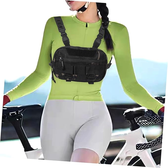 Gatuida Men Chest Pack Versatile Chest Bag for Workouts Multifunctional Storage for Phones Keys for Outdoor Activities Casual Use