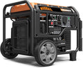 GENMAX Portable Inverter Generator 6000W open frame Gas Powered High Speed Engine with Electric Start Ultra Lightweight for Backup Home Use &amp Job SiteEPA Compliant (GM6000XiE)