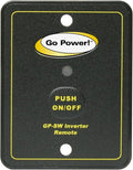 Go Power! GP-SW-REMOTE Inverter Remote for the GP-SW1500 12 &amp 24 Volt  Black