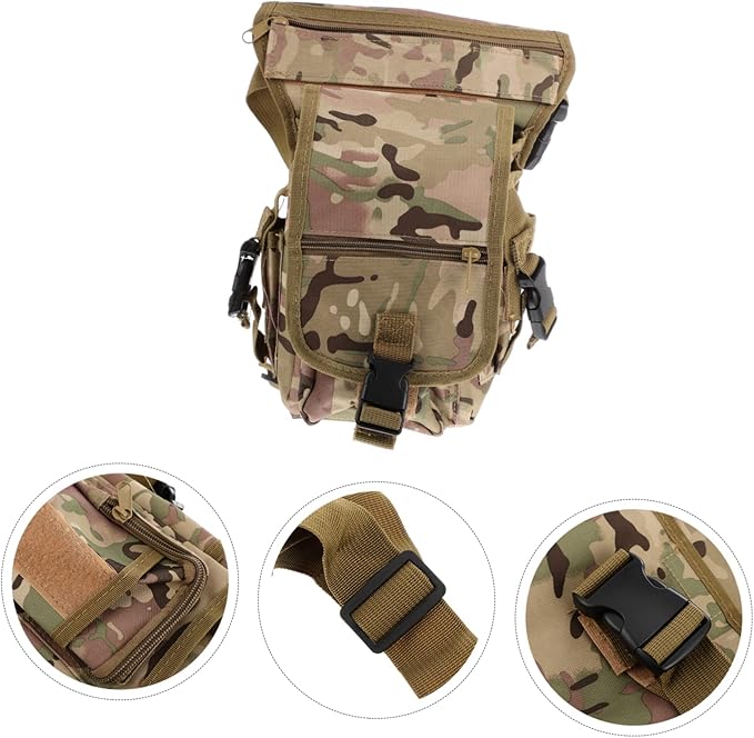 Tactical Leg Bag Hiking Thigh Pack Oxford Fabric Outdoor Fanny Pack for Men