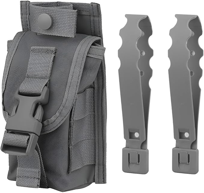 Portable Wilderness Survival Gear Pack Compact First Aid Pouch With MOLLE Attachment Nylon Accessory Bag