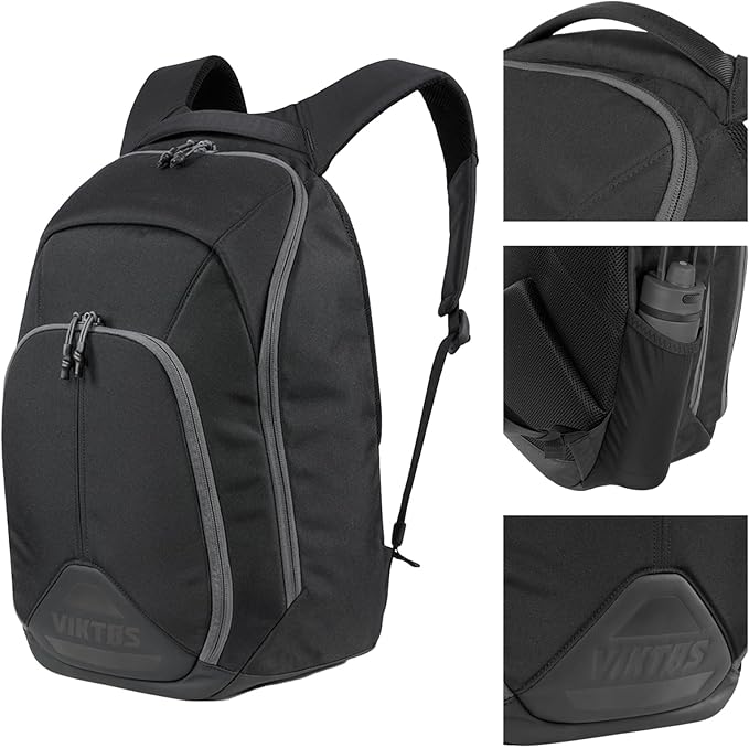 VIKTOS Operatus CCW Backpack | Everyday Durable Weather &amp Stain-Resistant Tactical Pocketed Bag with 17 Laptop Compartment Black
