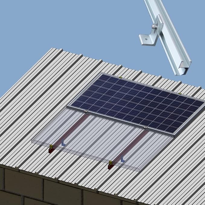 Solar Panel Mounting Bracket L Shape for Split Tin Mounting Bracket 6 Pack