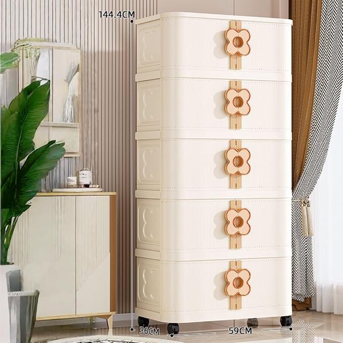 Storage Bins with Lids Stackable Folding Plastic Storage Containers for Home Closet Office Kids Room Clear Doors Magnetic Closure Collapsible Organizer