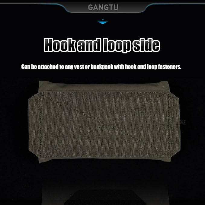 Tactical Expansion Pack Multi-Functional Accessory Pack with Loop Panel Utility for Sport Trail Running Hiking