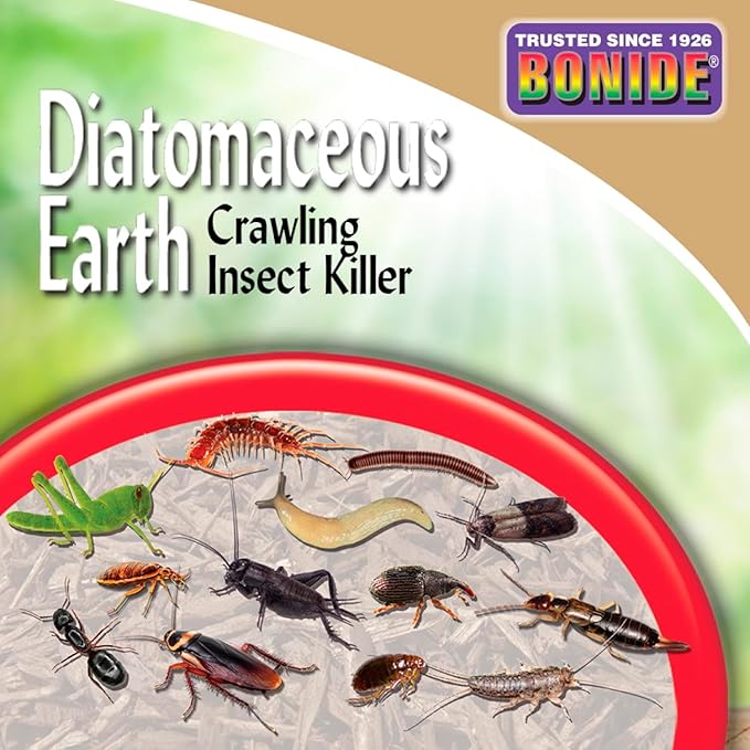 Bonide Diatomaceous Earth Crawling Insect Killer 5 lbs. Fast Acting and Long Lasting Pesticide for Indoor or Outdoor Use