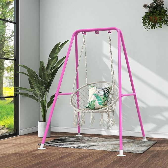 G TALECO GEAR Hammock Chair StandHeavy-Duty Steel 300LBS Multi-Use Hammock Stand for Outdoor Indoor Swing Chair not Include