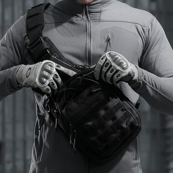 ANTARCTICA Tactical Sling Bag Pack Military Rover Shoulder Bag Molle Assault Range Bag Backpack 1050D