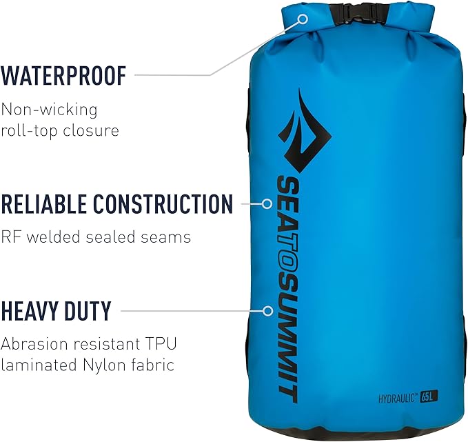Sea to Summit Hydraulic Dry Bag Heavy-Duty Dry Storage 35 Liter Yellow