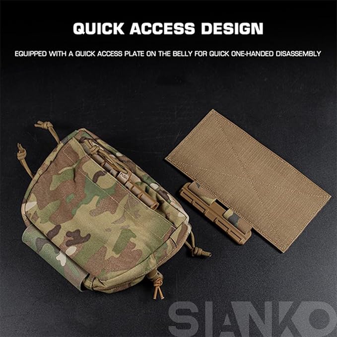 Tactical Storage Pouch/Shoulder BagsVest Attachment BagAirsoft Hunting Military Multifunctional Utility Dual-Purpose BagEDC Admin Sundry Tool Bag
