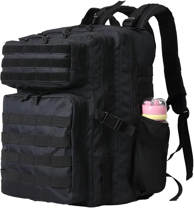 Military Tactical Backpacks 45L Assault Pack Bag Large Rucksack with MOLLE Webbing System For Men Camping Hiking Trekking