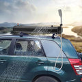 Portable Camping Shower Roof-Mounted Solar Heating Pressurized Water Tank Camping Shower Water Storage for Hiking Car Wash Beach Vacation