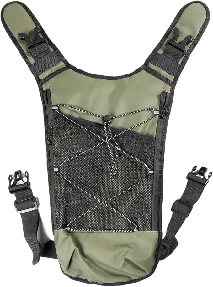 Heavy Duty Adventure Chest Pack Vest for Outdoor Travel Backpacking Training Essential Multi Compartment Running Pack