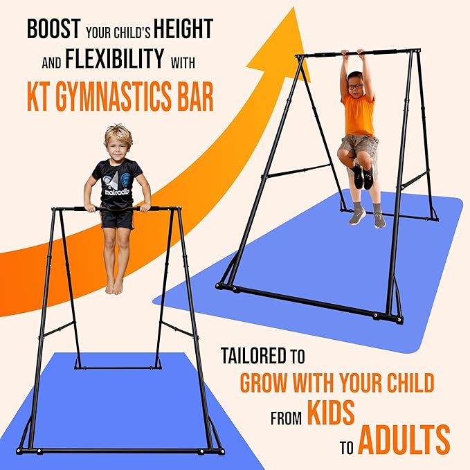 KHANH TRINH Foldable Pull Up Bar Stable Gymnastics Equipment Portable Aerial Yoga Stand Durable Frame For Hammock Chair Therapy Sensory Swing. Adjustable Back Stretcher For Lower Back Pain Relief